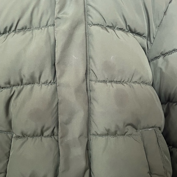 Primary Clothing Kids parka puffer coat, evergreen, size 5 - Picture 6 of 8